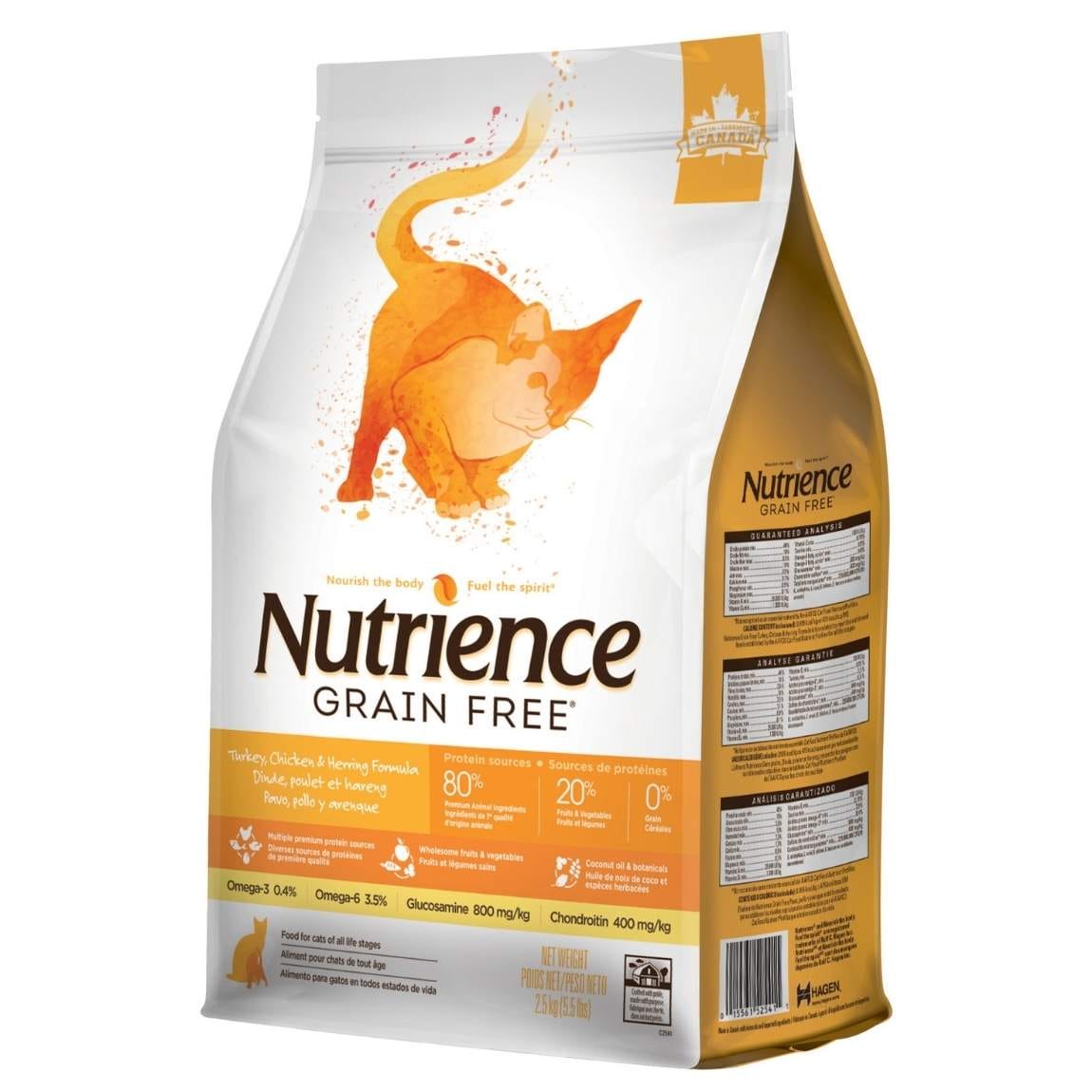 Nourriture pour Chats – Dinde, Poulet et Hareng – Nutrience Sans Grain – Image 3