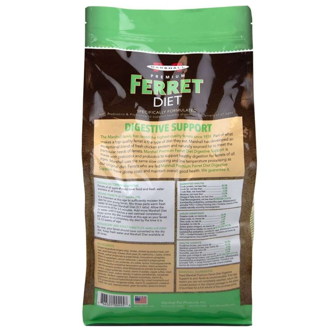 Nourriture pour Furet Support Digestif, 4lbs – Marshall – Image 4